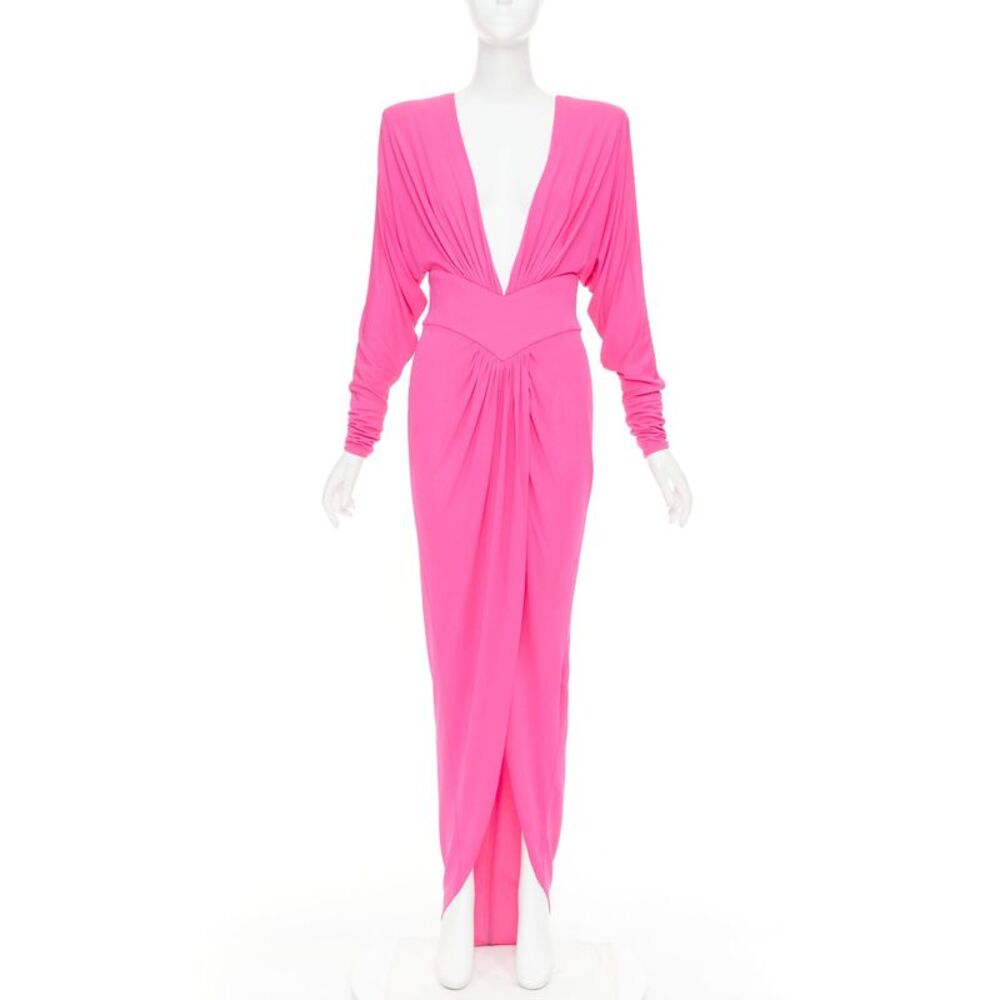 Alexandre Vauthier Power Shoulder Dress